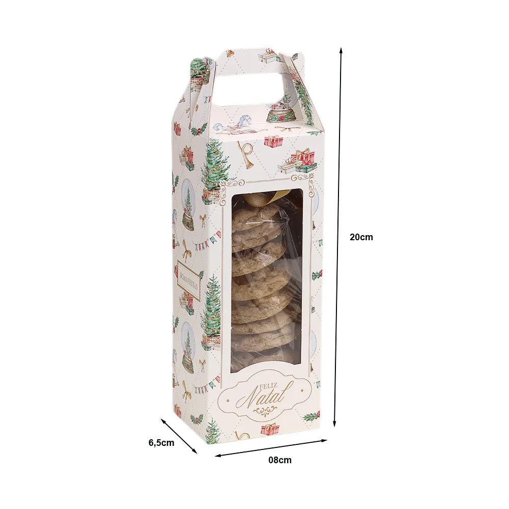 Caixa para Presente 8x6,5x20cm Candura (10 unidades)