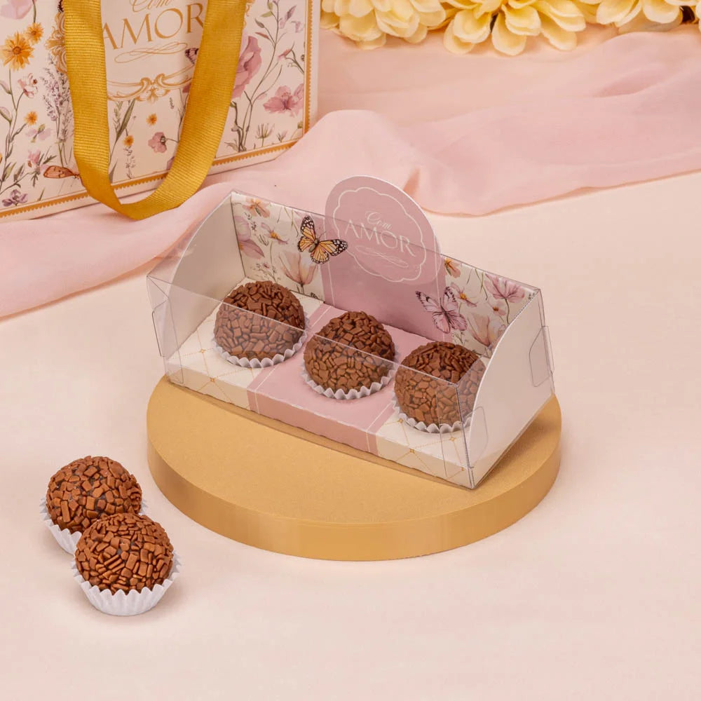 Caixa para 3 Doces Dolce Vita (10 unidades) 5869