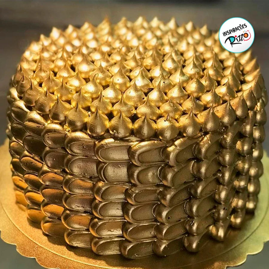 Pó para Decoração Dourado Metálico 40g - 1 unidade - Fab