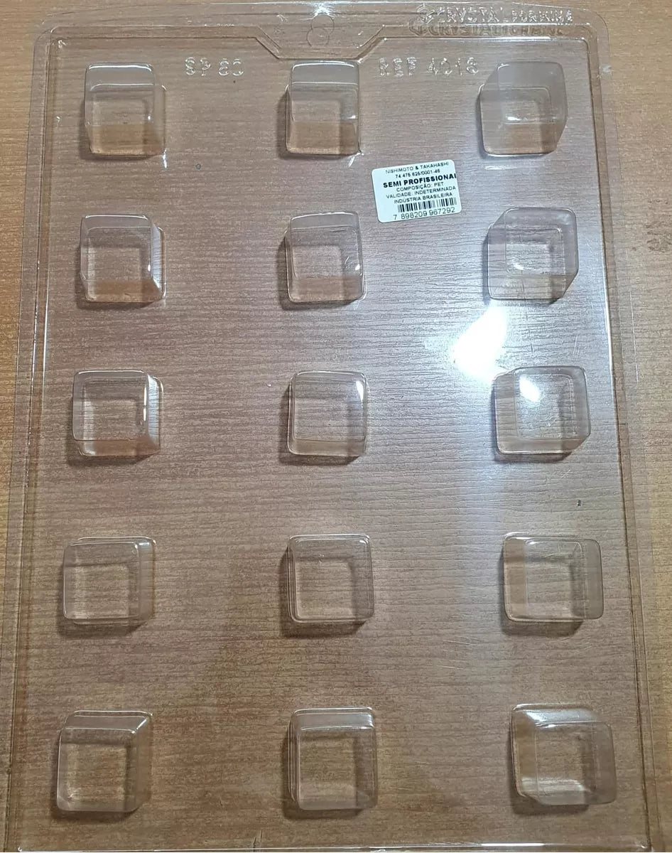 Bombom Quadrado Crystal Forming 4013