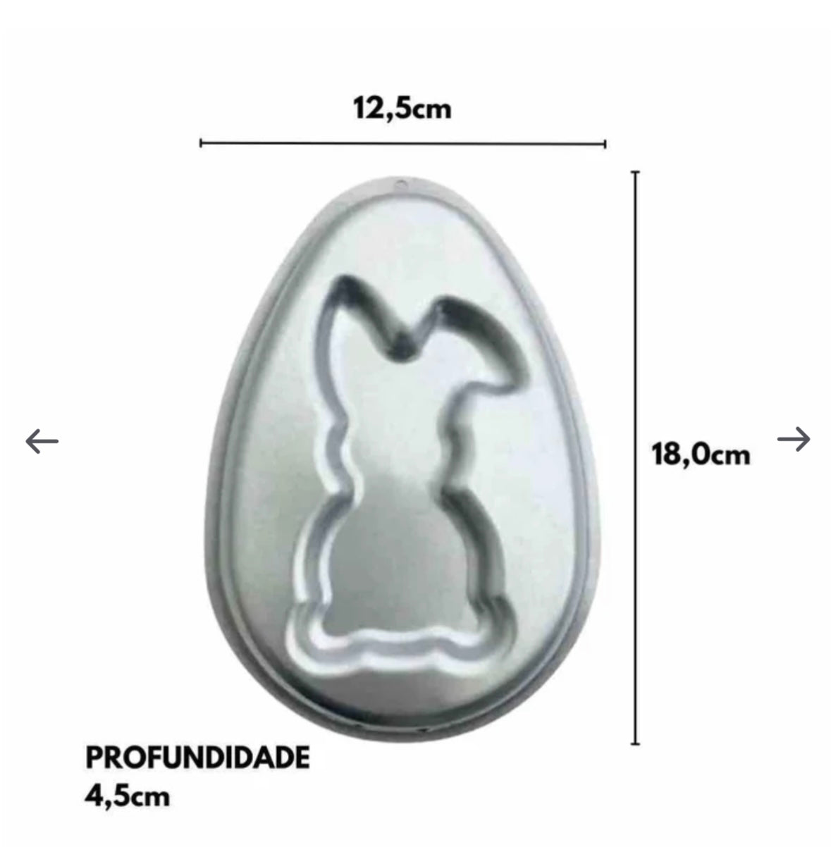 Forma Ballerine Ovo Coelho