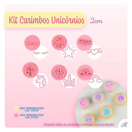Carimbinho unicórnio 2cm