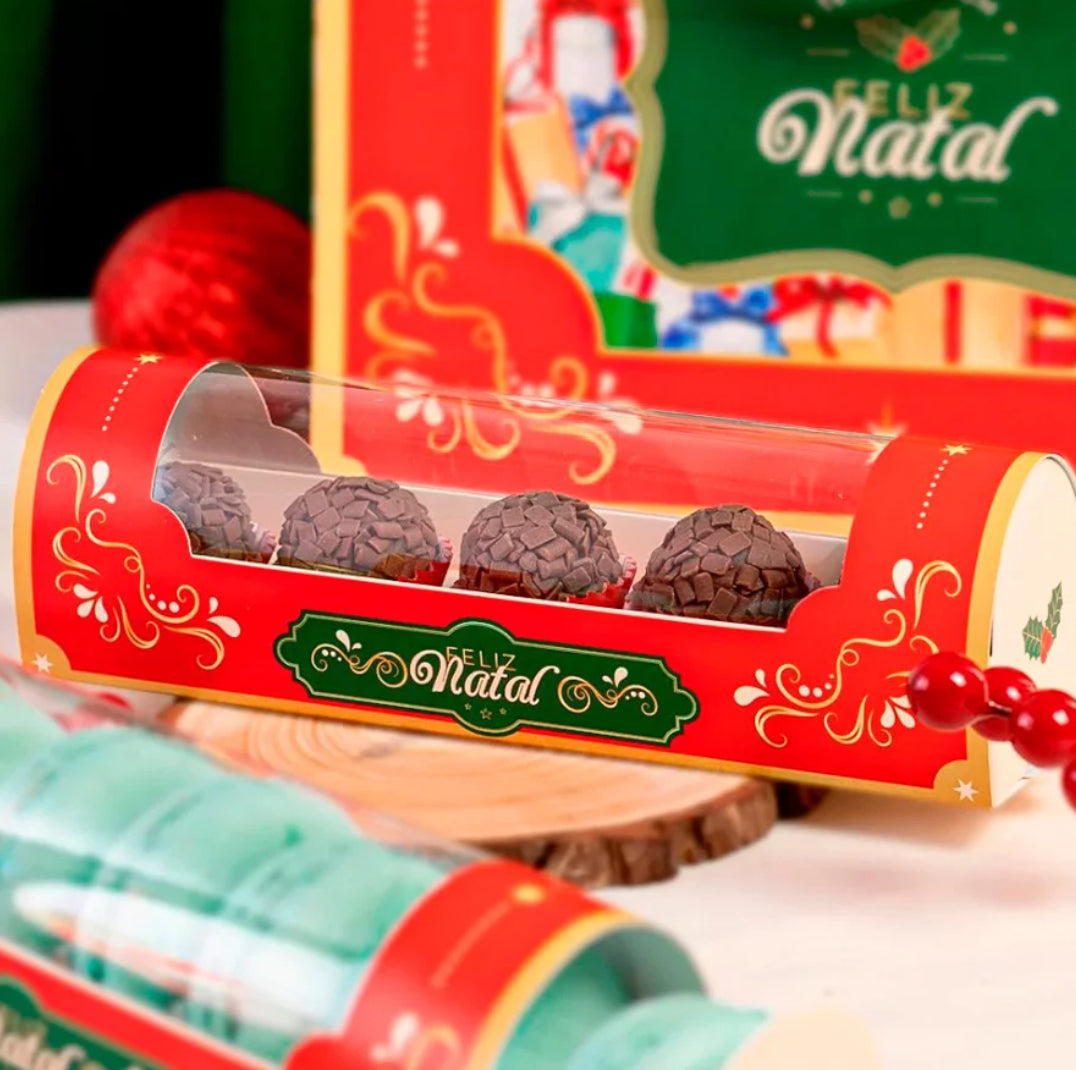 Caixa para Macarons- 5 doces (10 unidades)