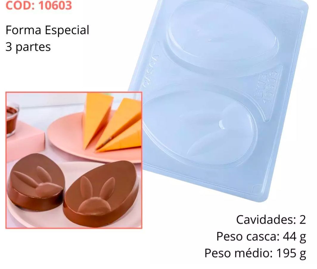 Forma BWB Especial 10603 Tablete Ovo de Coelho (unidade)