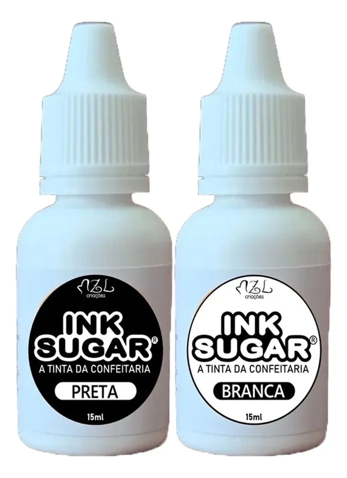 Kit Ink Sugar - 2 Cores (preto E Branco) 15 ml cada