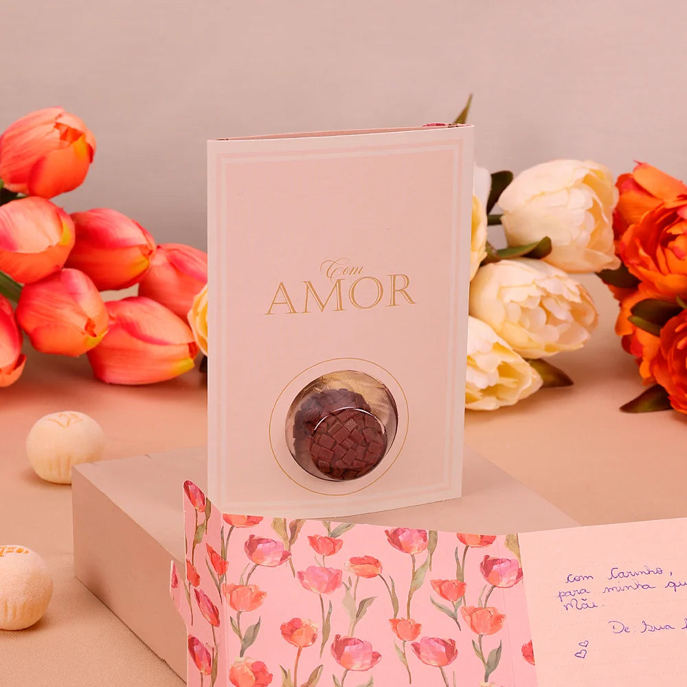 Cartão com Blister para 1 Doce Tulipas (10 unidades)