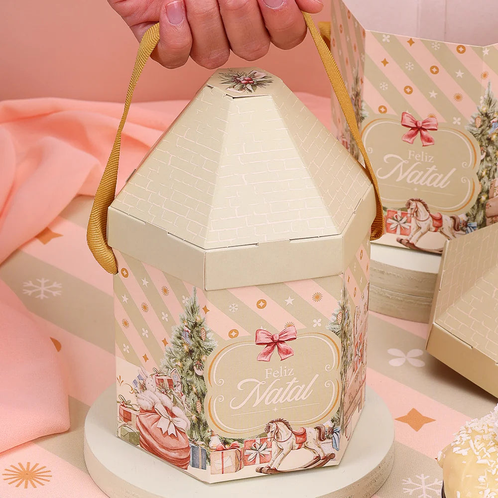 Casinha para Mini Panetone Graça (5 unidades)