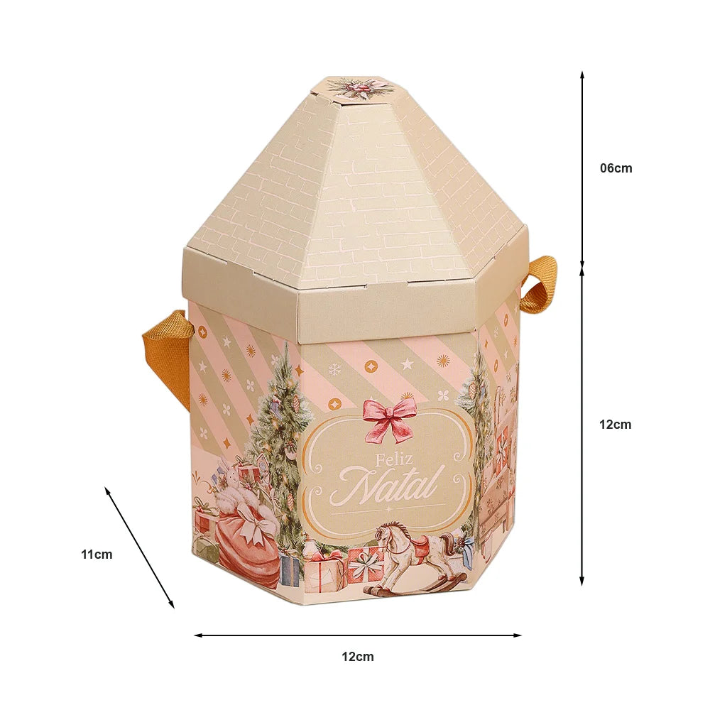 Casinha para Mini Panetone Graça (5 unidades)