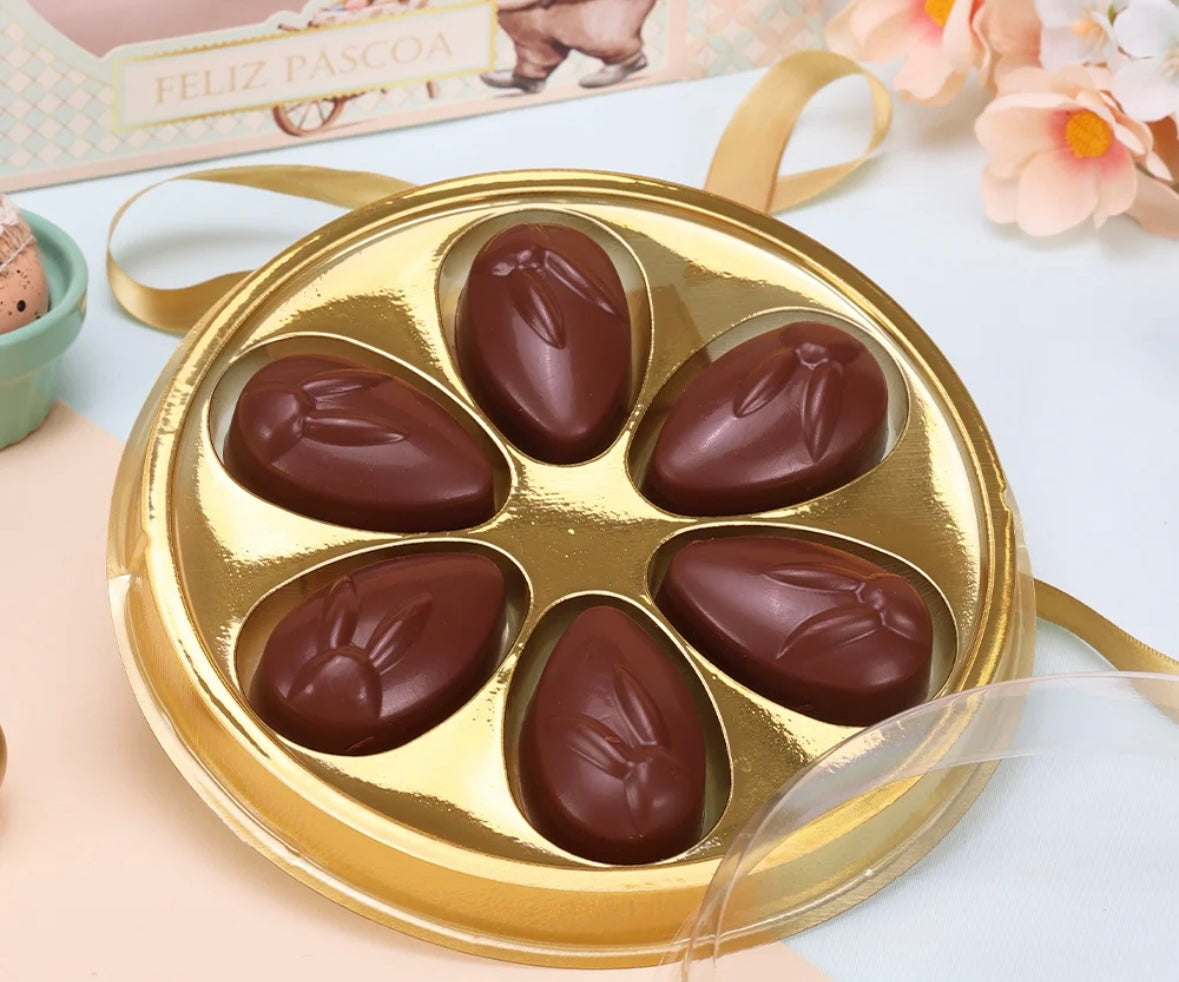 Caixa com Blister para 6 Bombons  (10 unidades)