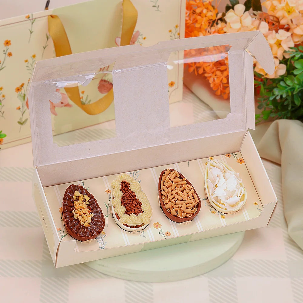 Caixa com Visor para 4 Mini Ovos 50g Florir (10 unidades)