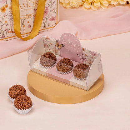 Caixa para 3 Doces Dolce Vita (10 unidades) 5869