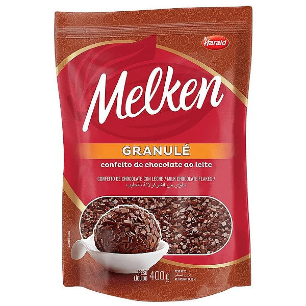 Granulado Granule Chocolate Ao Leite 400g - Melken Harald