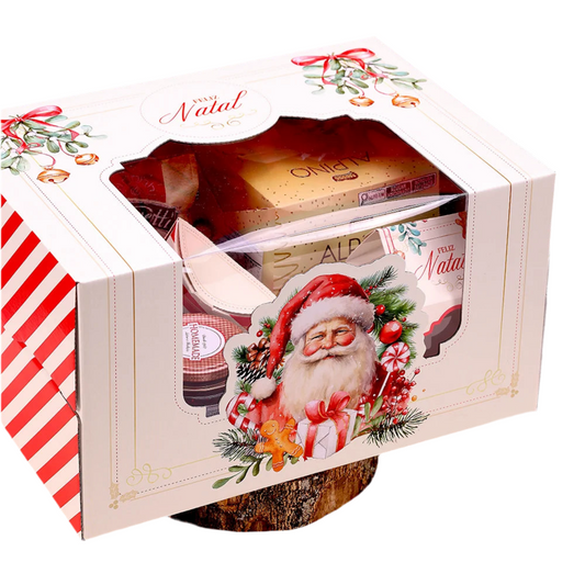 Cesta para Kit com Visor Bom Velhinho (5 unidades)