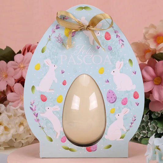 10 Caixa Com Blister Para Ovo 150g Verde Pascoa Jango