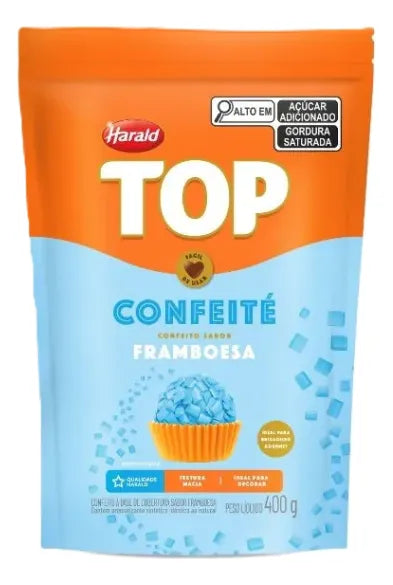 Chocolate Confeito Top Framboesa 400g Confeité Harald