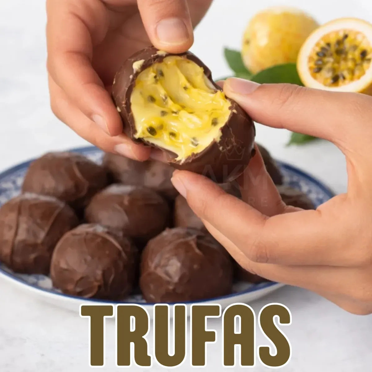Pó Saborizante Para Brigadeiro Mavalério Maracuja 45 Gramas