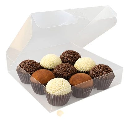 EMBALAGEM SLICE CAKE ACETATO- BOLO FATIA (KIT COM 10 UNIDADES) 11X12X3 CM