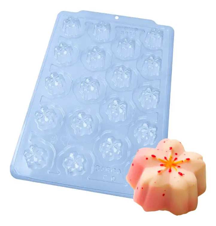 Forma Semiprofissional Bombom  flor Sakura - 3 Partes Chocolate 3610