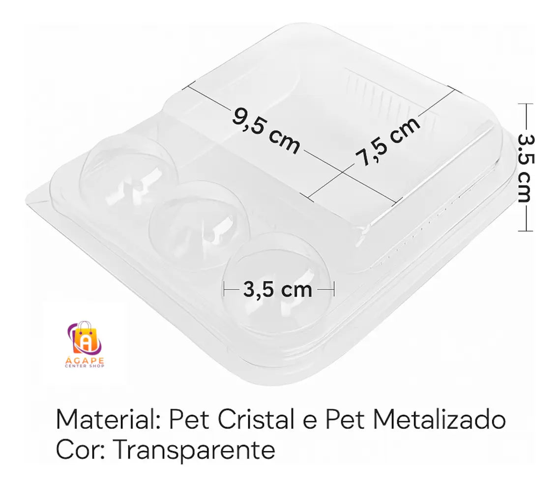 Embalagem slice (fatia)Pequena Mini Flip Fiesta Baby- 10 unidades