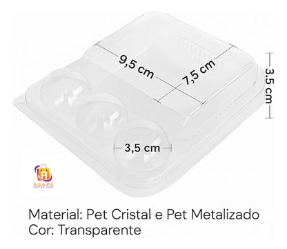 Embalagem slice (fatia)Pequena Mini Flip Fiesta Baby- 10 unidades