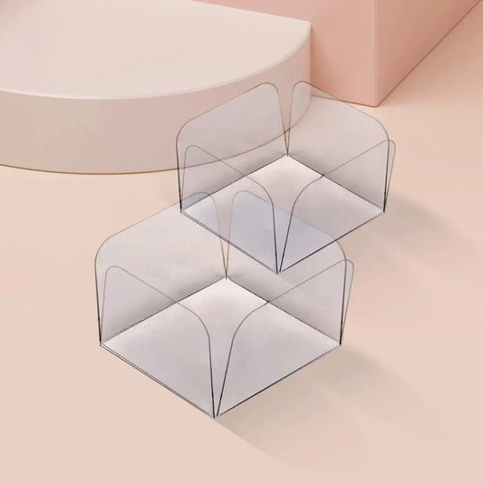 500 Forminhas 4 petalas- caixetas para Doces Acetato 3.3x3.3 Transparente Quadrada
