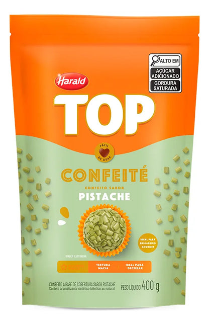 Chocolate Confeito Pistache 400g Confeité Harald