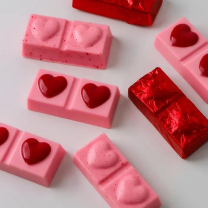 Forma Para Chocolate Bwb Especial C/ Silicone 3 Partes- Bombom Duo De Amor 10631