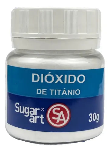 Corante Em Pó Dióxido De Titânio Branco 30g Sugar Art