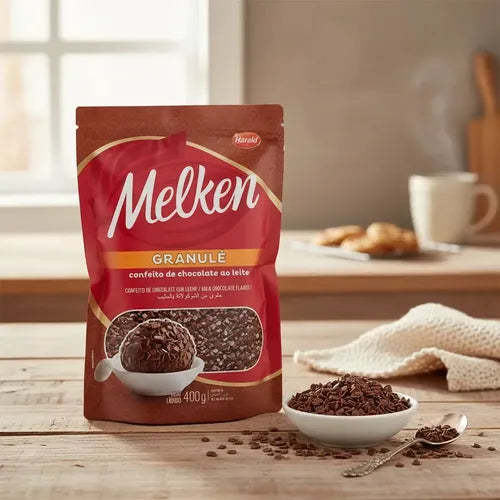 Granulado Granule Chocolate Ao Leite 400g - Melken Harald