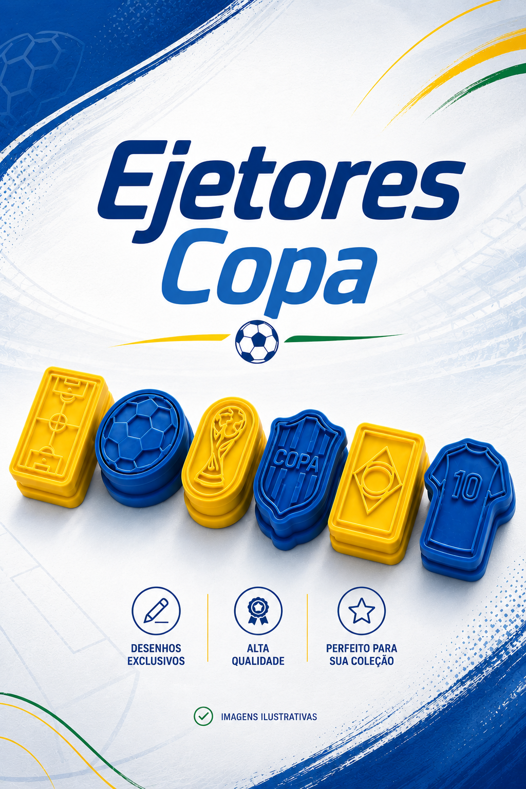 Kit Ejetores Copa (6 peças)