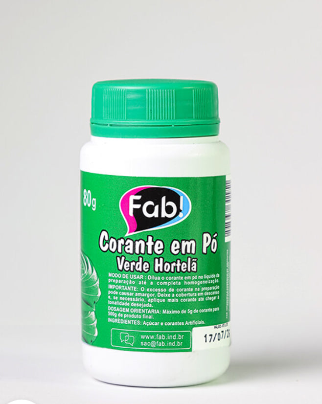 Corantes em pó 80g