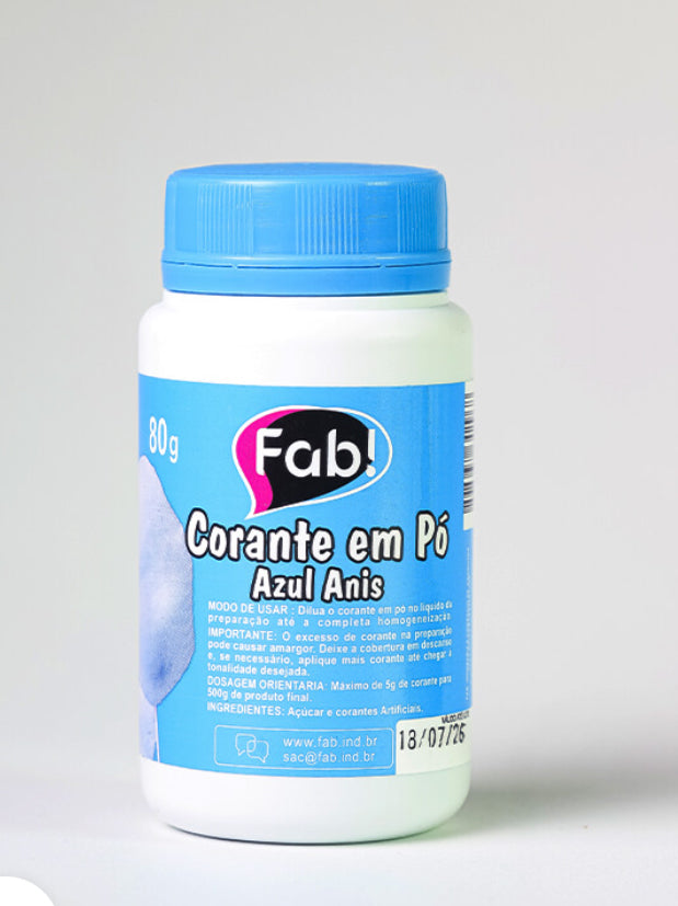 Corantes em pó 80g