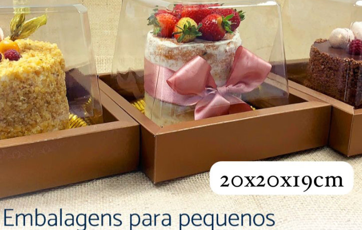 Embalagem para Bento cake