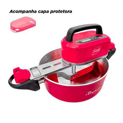 Panela para Mexer Doces Suzan Pro Alumínio 32cm- pink