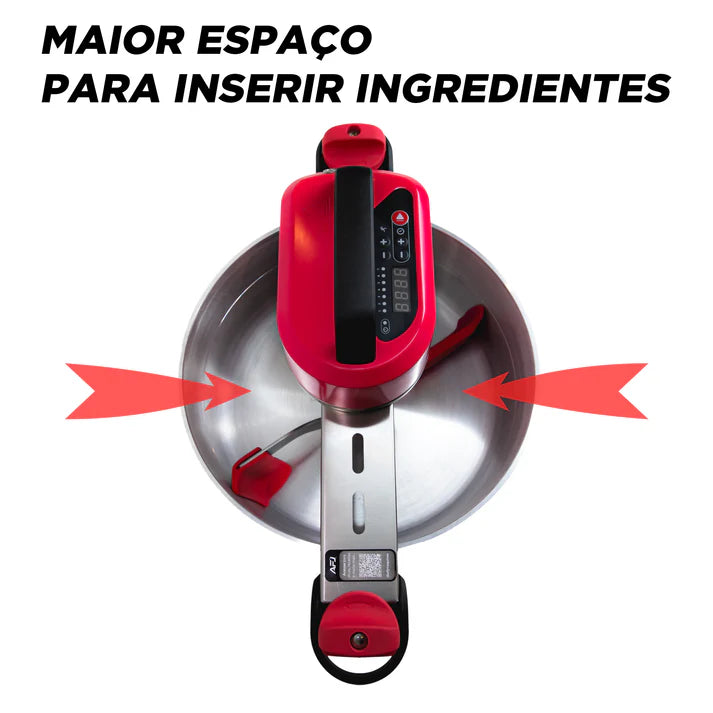 Panela para Mexer Doces Suzan Pro Alumínio 32cm- pink