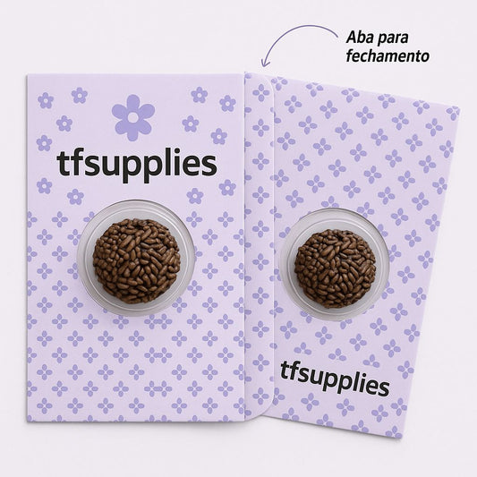 CARTAO BLISTER PERSONALIZADO- 100 unidades