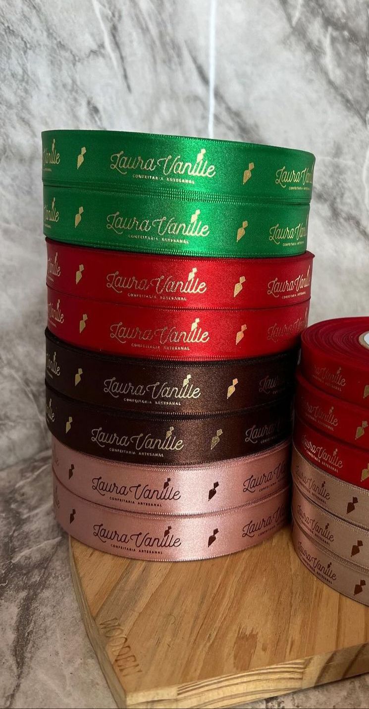 Fita de Cetim Personalizadas