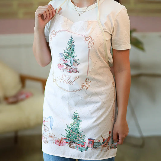 Avental Candura  Estampa natalina- Unidade