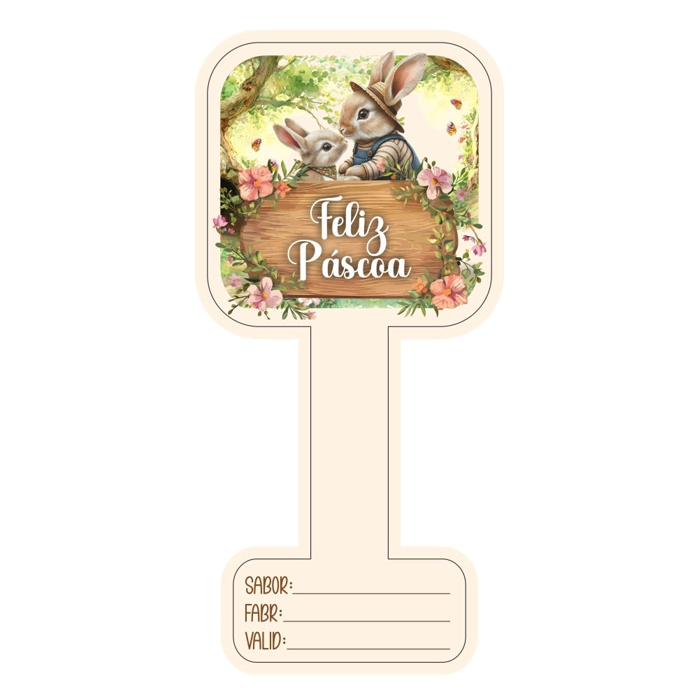 50 Adesivos lacre para Potes - Coleção Páscoa 2026