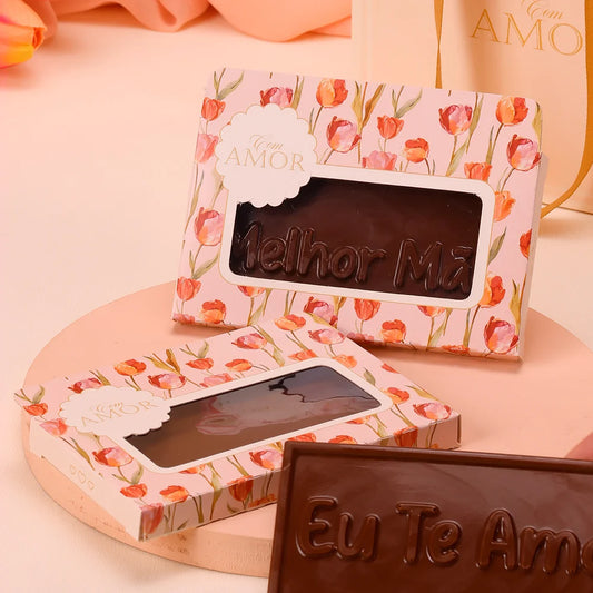 Caixa para Lembrancinha ou Barrinha Tulipas (10 unidades)