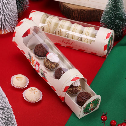 Caixa para Macarons- 5 doces (10 unidades)