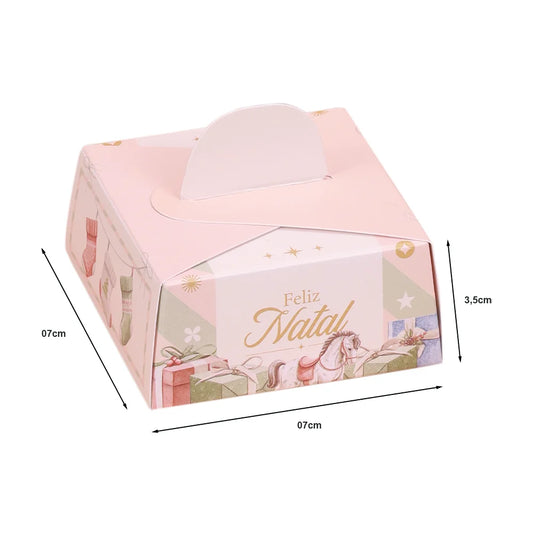 Caixa para Brownie 7x7cm Graça (10 unidades)