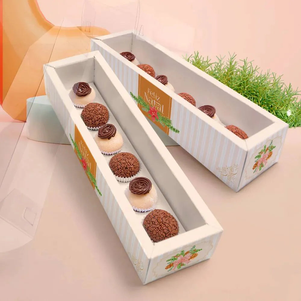 Caixa para 6 doces  (10 unidades)