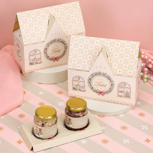 Casinha para 2 Mini Panetones Graca (5 unidades)