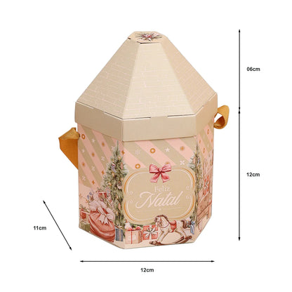 Casinha para Mini Panetone Graça (5 unidades)