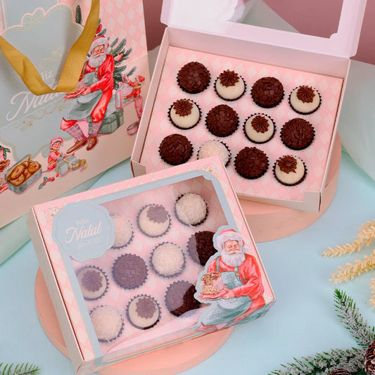 Caixa para 12 ou 20 Doces Doce Natal (10 unidades)