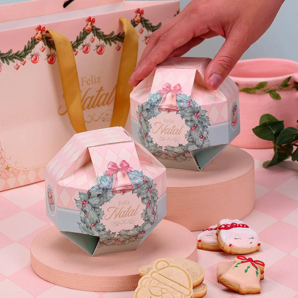 Embalagem Bolinha Doce Natal (10 unidades)