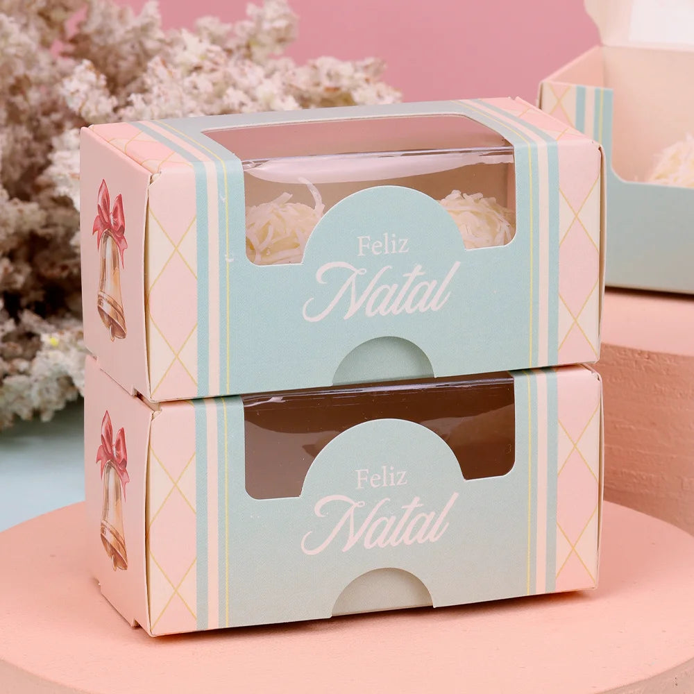 Caixa para 2 Doces Doce Natal (10 unidades)