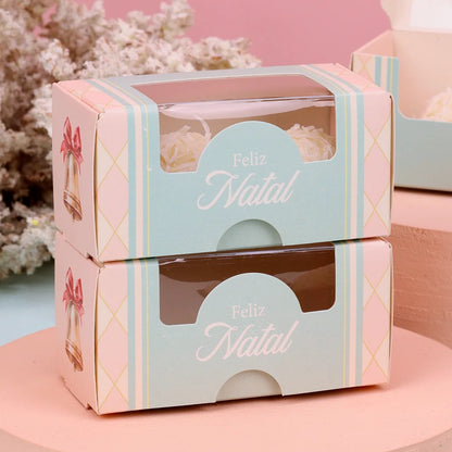 Caixa para 2 Doces Doce Natal (10 unidades)