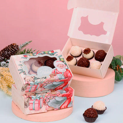 Caixa para 6 Doces Doce Natal (10 unidades)
